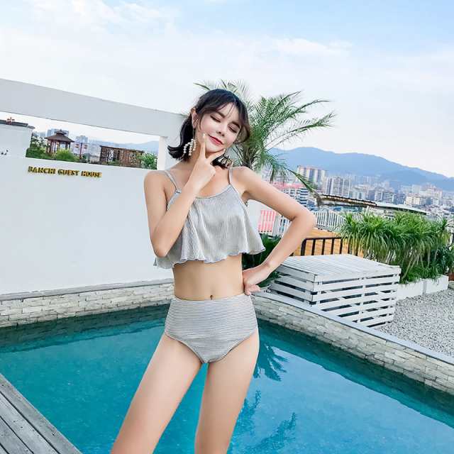 水着 レディース 春夏 ビキニ スリーピース トライアングルビキニ セクシースタイル 海 プール ナイトプール 旅行 リゾート 胸パッド付 の通販はau Pay マーケット Rightsight ライトサイト