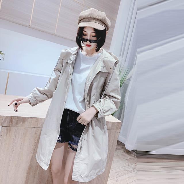 マウンテンパーカー レディース アウター スプリングコート トレンチコート アイボリー ブラック ブルー 無地 大きいサイズ 体型カバー の通販はau Pay マーケット Rightsight ライトサイト