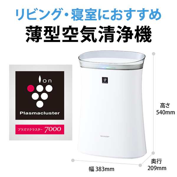 FU-R50-W SHARP (シャープ) 空気清浄機 プラズマクラスター7000搭載 14