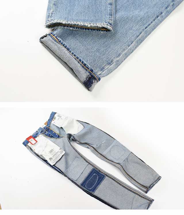 LEVIS リーバイス 501 150周年モデル ダメージ加工 ボタンフライ