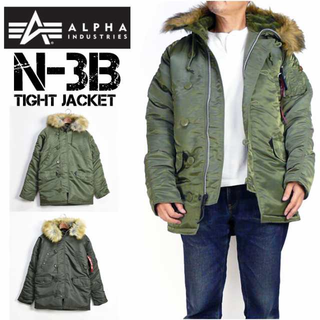 ALPHA アルファ N-3B FLIGHT JACKET TIGHT JACKET フライトジャケット ...