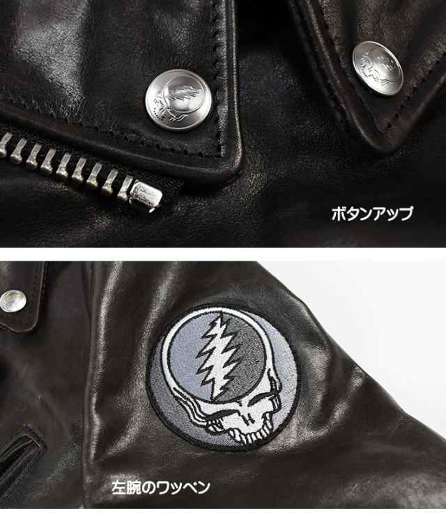 Schott x GRATEFUL DEAD ショット グレイトフルデッド GD51 ライダース