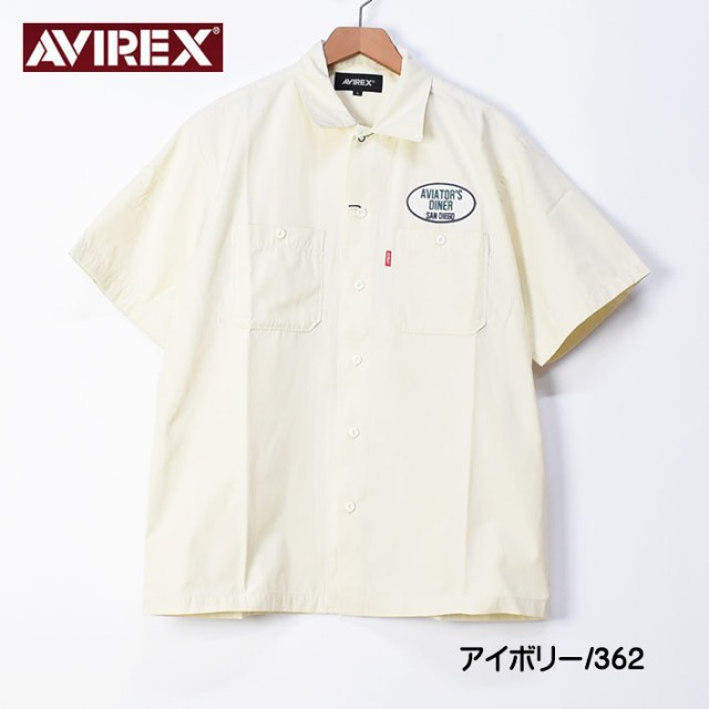 AVIREX アビレックス 半袖 ワークシャツ DINER SHORT SLEEVE WORK