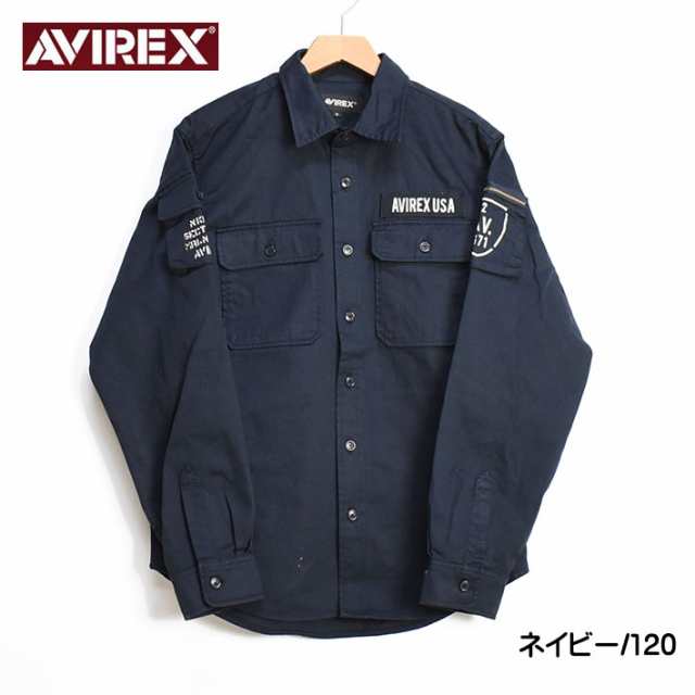 AVIREX アビレックス ファティーグ シャツ FATIGUE SHIRTS ミリタリーシャツ 長袖シャツ メンズ 7833920001｜au  PAY マーケット