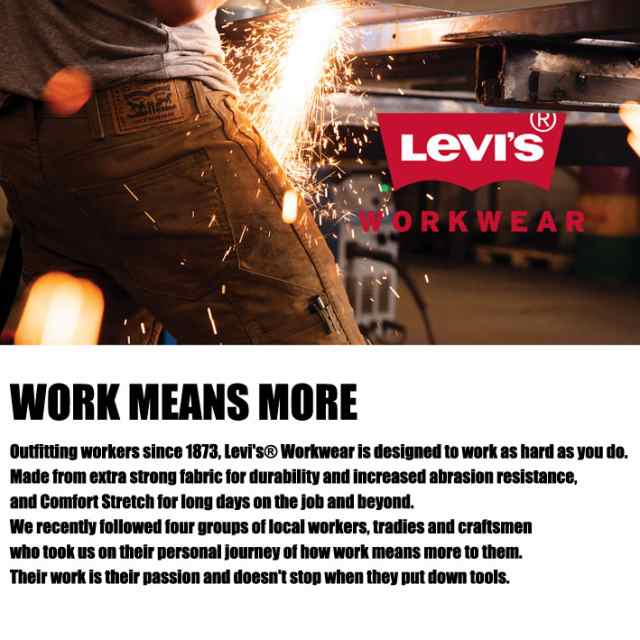 セール！ LEVIS リーバイス WORKWEAR 505 ユーティリテ— ペインターパンツ 505 ワークウェア ストレッチデニム 34233｜au  PAY マーケット