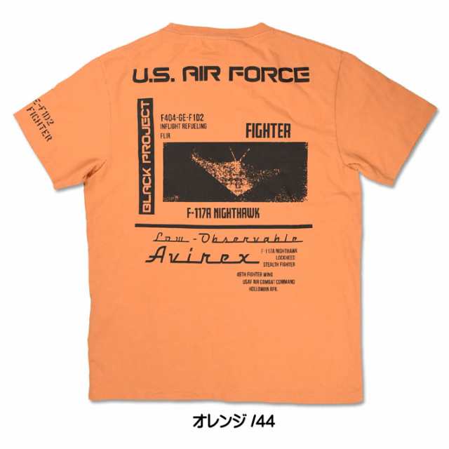 Avirex アビレックス 半袖tシャツ Shadow F 117a Night Hawk ミリタリーtシャツ メンズ の通販はau Pay マーケット Jeans Sanshin