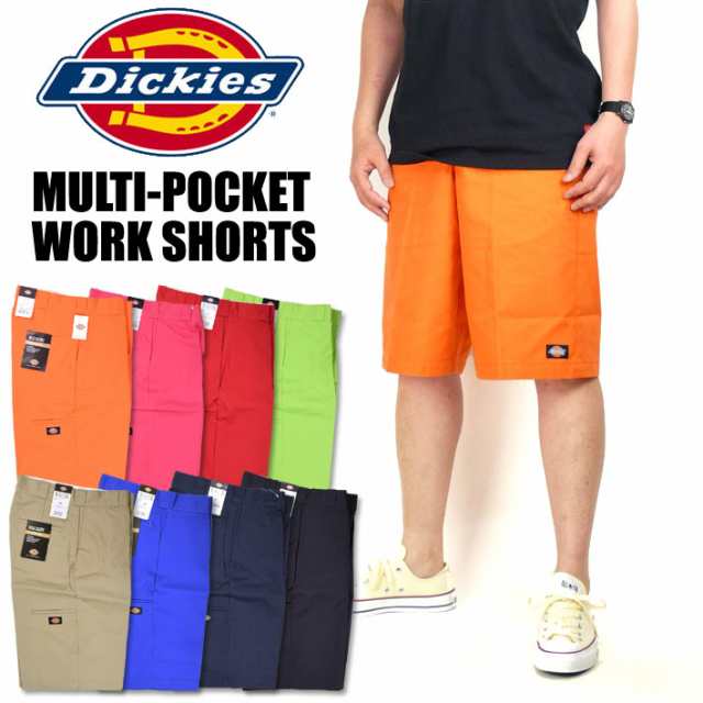 DICKIES マルチポケット ワークショーツ ワイドショートパンツ フェス ハーフパンツ メンズ レディース ユニセックス WD42283｜au  PAY マーケット