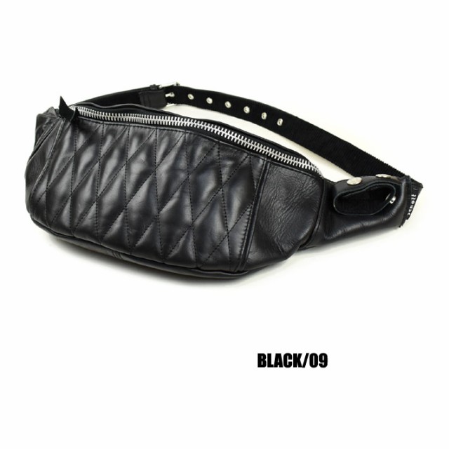 Schott ショット PADDED BODY BAG レザーボディバッグ-