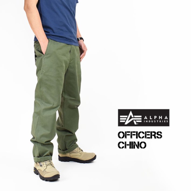 ALPHA アルファ オフィサーズ チノパンツ OFFICERS CHINO PANTS メンズ