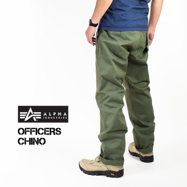 ALPHA アルファ オフィサーズ チノパンツ OFFICERS CHINO PANTS メンズ