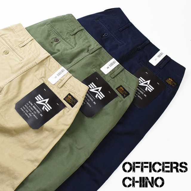 ALPHA アルファ オフィサーズ チノパンツ OFFICERS CHINO PANTS メンズ