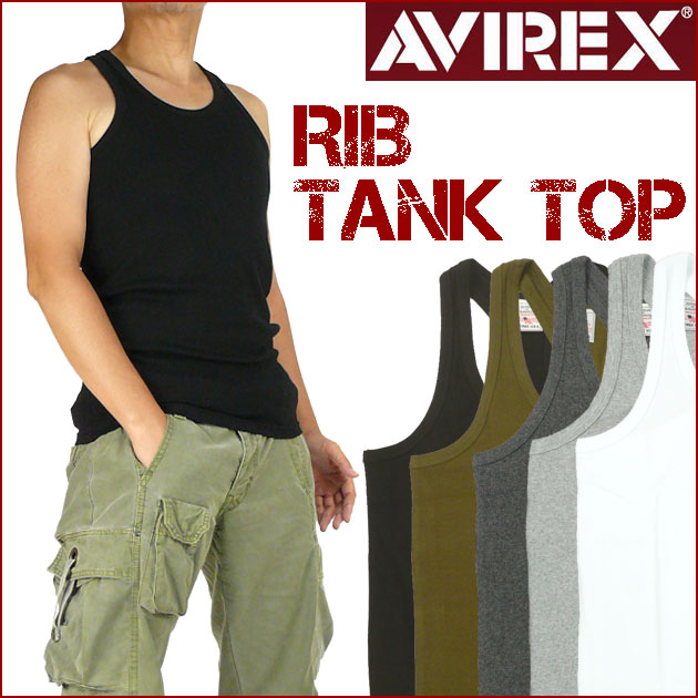 Avirex アビレックス リブ タンクトップ デイリーウエア メンズ の通販はau Pay マーケット Jeans Sanshin