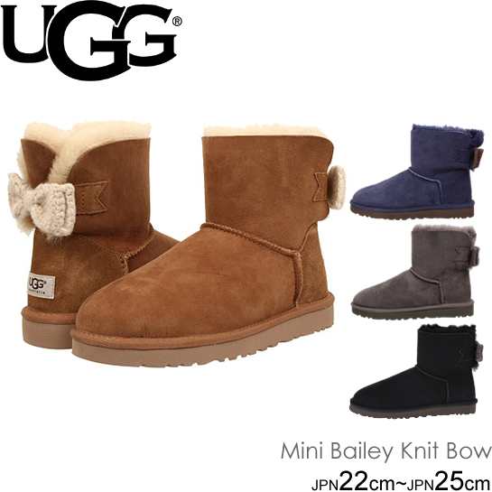 ugg mini bailey knit bow