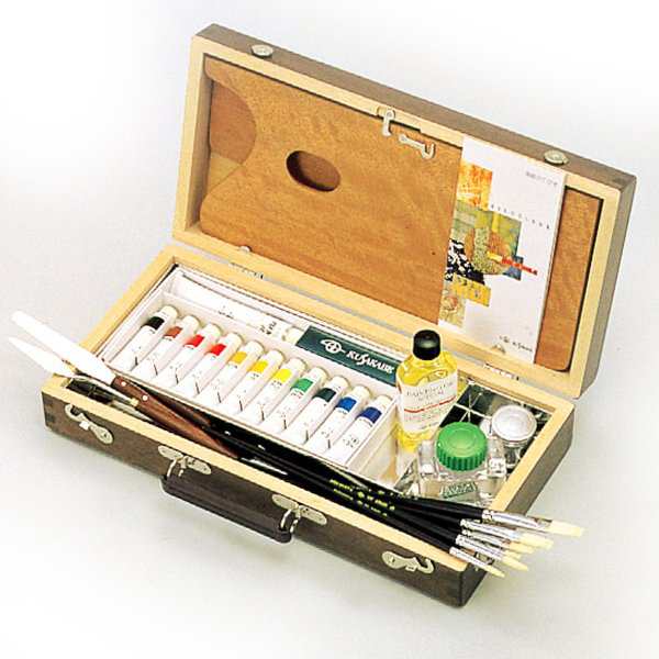 ＜お取り寄せ品※代引きキャンセル不可＞ クサカベ 油絵具セット スケッチセット GE No.4 kusakabe ケース付 【 絵の具セット 油絵の具 の通販は 26,983円