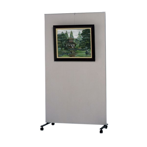 ＜お取り寄せ品※代引きキャンセル不可＞ ニューアート展示板 ハンガー・フックセット付 2112AGC型 幅900mm 【 展示 発表 掲示 パネル 】の通販は