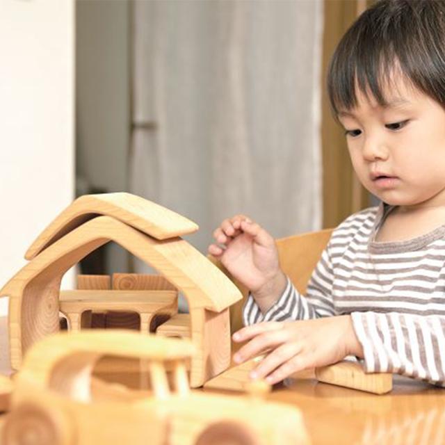 おうちの積み木 ドイツ ケーファー社 カラフル おうちの積み木 ドイツ