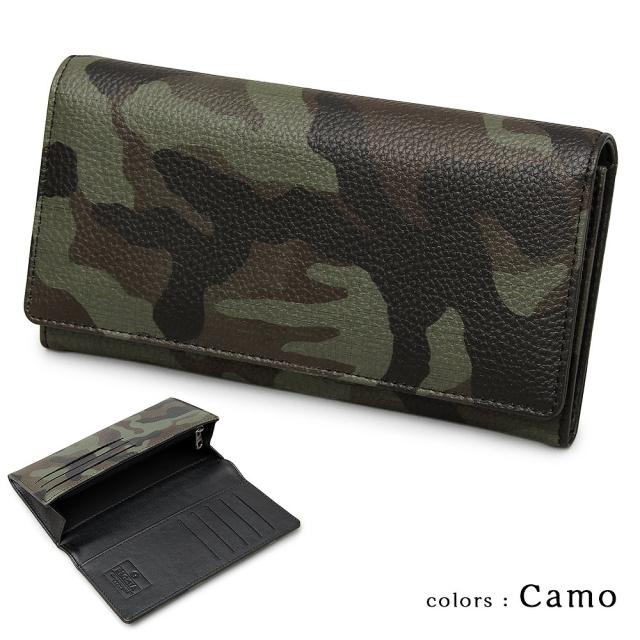 財布 長財布 メンズ レディース ブランド Pu レザー 革 合皮 迷彩 黒 赤 カード入れ ウォレット ロングウォレット シンプル 財布 軽量 軽の通販はau Pay マーケット A M S