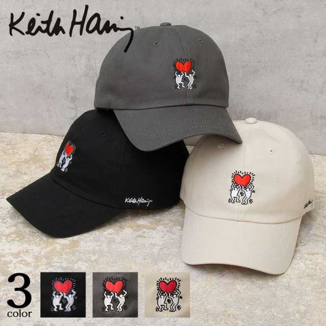 Keith Haring キースへリング アートロゴ ハート ベースボールキャップ ローキャップ キャップ 帽子 春 夏 秋 冬 折畳み 日除け 紫外線 の通販はau Pay マーケット A M S