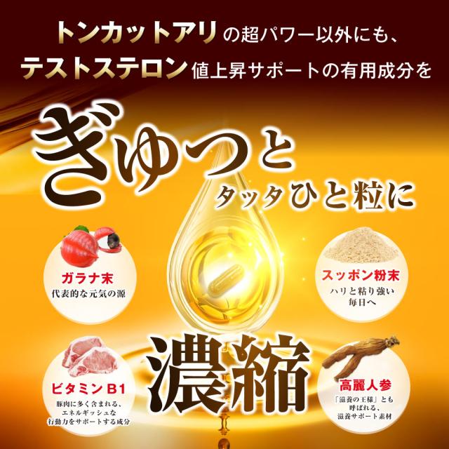 EDips テストステロン トンカットアリ 100倍濃縮 活力サプリ 【1日1粒】 国産 30日分 エディップス_4