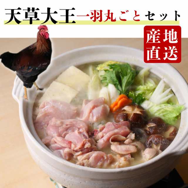 天草大王一羽丸ごとセット】贈答用 産地直送グルメ 地鶏 熊本県産 鶏肉 モモ肉 ムネ肉 ササミ 手羽先 手羽元 レバー 砂ズリ 鶏鍋の通販はau  PAY マーケット - メルカートくまもと