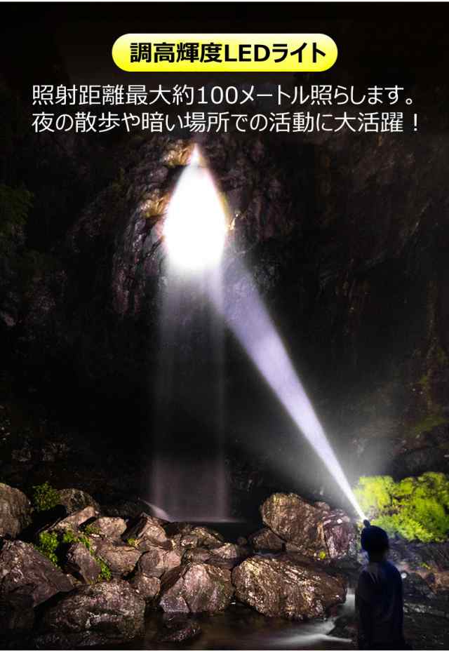 LEDヘッドライト ランタン ヘッドライト センサー機能付き サイクリング 防水 登山 釣り キャンプ 防災 災害対策 ヘッドランプ 作業用led