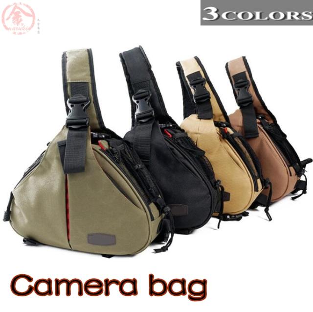 カメラバッグ カメラケース 一眼レフ 三角型 大容量 撮影用 カメラマン アウトドア プロ用 防水 耐摩 レンズ収納 三脚収納 ボディバッグの通販はau Pay マーケット 丸金商店