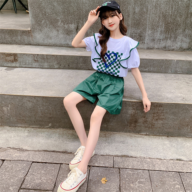 子供服 セットアップ 夏服 キッズ 女の子 おしゃれ 上下2点セット 半袖 