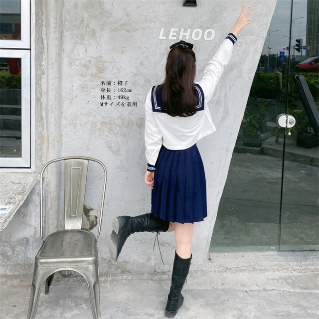 冬セーラー服上下セット（前ファスナー） （夏グレーセーラー服 上下