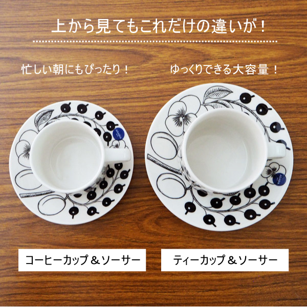 ARABIA アラビア Paratiisi パラティッシ ブラック コーヒー