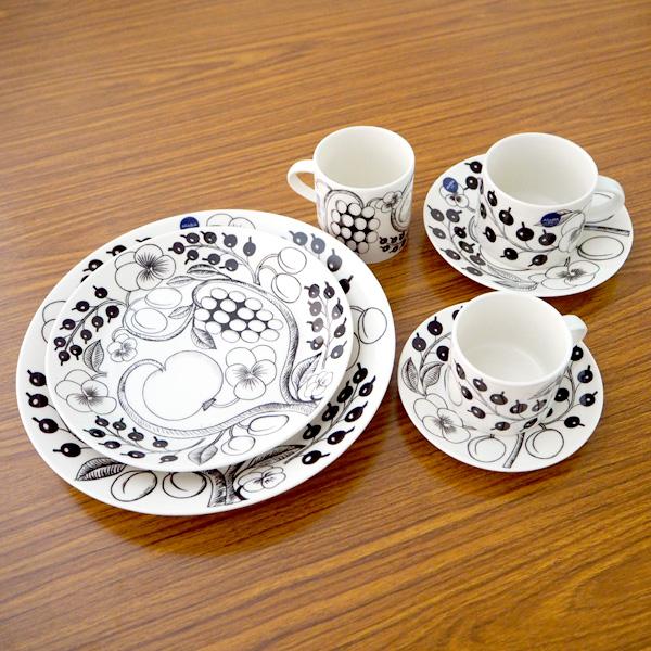 キッチン・食器 ▽美品 アラビア パラティッシ ティーカップ＆ソーサー