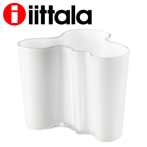 イッタラ アルヴァ・アアルト ベース 花瓶 120mm オパールホワイト iittala Alvar Aalto『送料無料（一部地域除く）』