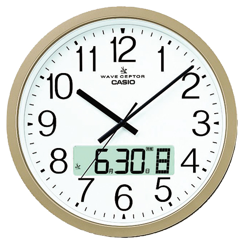 『取寄品』カシオ計算機 カシオ電波掛時計 IC-4100J-9JF『送料無料（一部地域除く）』