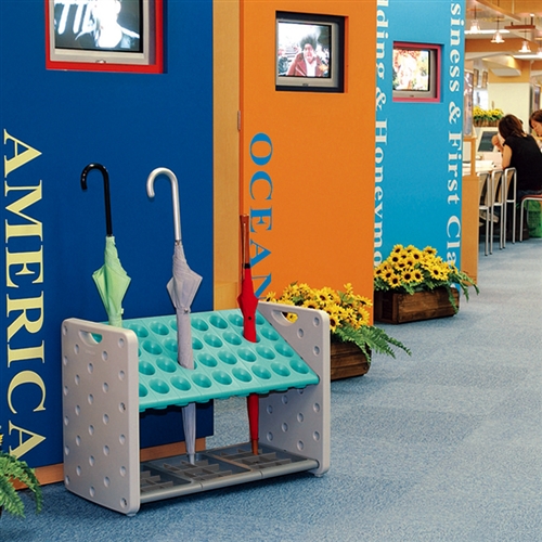 『代引不可』傘立 アーバンピット 36本用 グリーン 『返品不可』『送料無料（一部地域除く）』