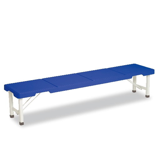 『代引不可』テラモト スタッキングブローベンチ 1800mm ブルー 『返品不可』『送料無料（一部地域除く）』