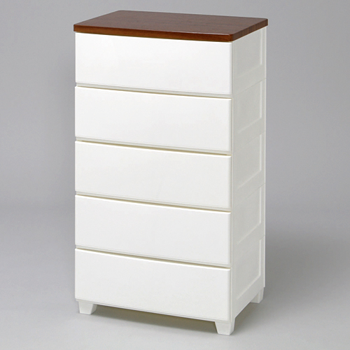 代引不可』アイリスオーヤマ ウッドトップチェストMG-555 219591