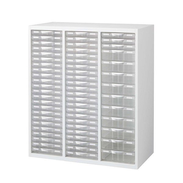 『代引不可』『当店人気商品』 プラスチックキャビネット（左2列浅型23段 右1列浅型3段深型10段） RW45-N10C59『送料無料（一部地域除く）』の通販は