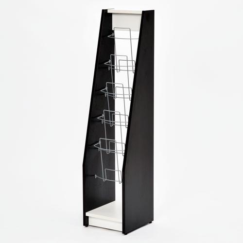 『代引不可』SHKS2-001D 木製カタログスタンドIIシングル ダーク『送料無料（一部地域除く）』の通販は