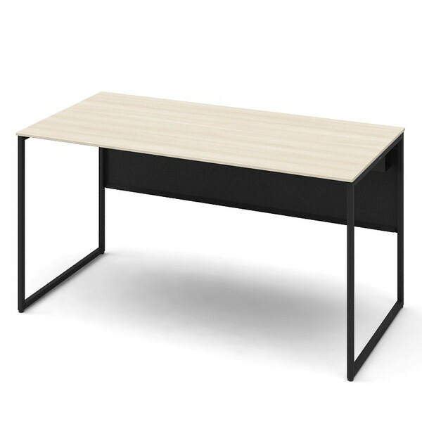 オカムラ 平机 ソリスト スタンダードタイプ ブラック脚 W1400×D700×H720mm プライズウッドライト 3K20LD MDY7 [ テレワーク 在宅勤務 在宅ワーク リモートワーク 自宅勤務 在宅 SOHO ]『送料無料（一部地域除く）』の通販は 71,280円