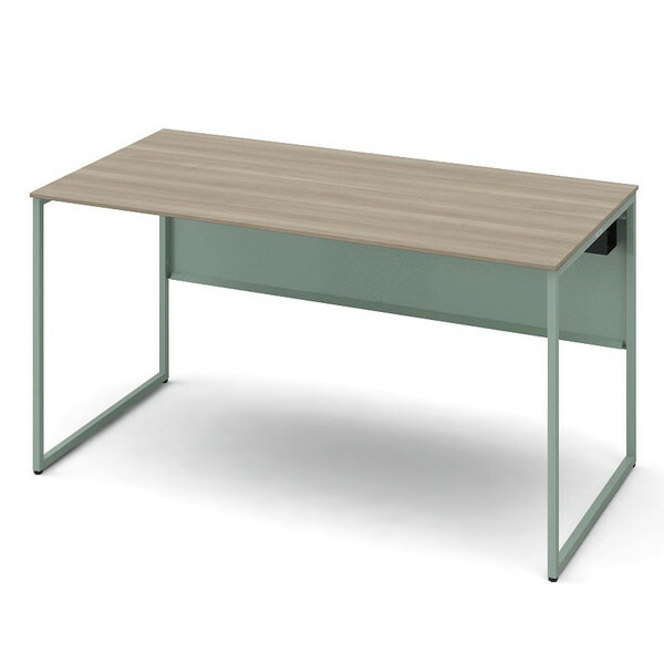 『代引不可』オカムラ 平机 ソリスト スタンダードタイプ ネオホワイト脚 W1400×D700×H720mm ソーンオーク 3K20LD MGM2『送料無料（一部地域除く）』