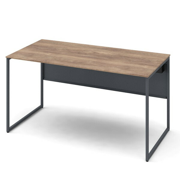 オカムラ 平机 ソリスト スタンダードタイプ ダークグレー脚 W1400×D700×H720mm ソーンオーク 3K20LD MHK7 [ テレワーク 在宅勤務 在宅ワーク リモートワーク 自宅勤務 在宅 SOHO ]『送料無料（一部地域除く）』の通販は 72,380円