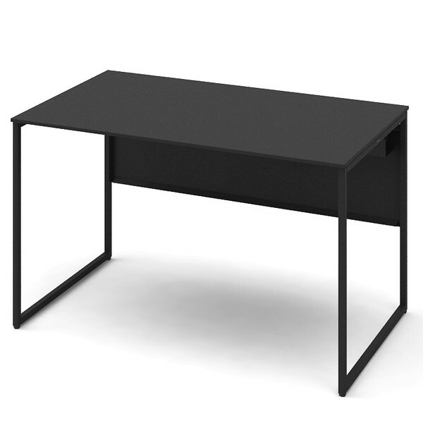 オカムラ 平机 ソリスト スタンダードタイプ ブラック脚 W1200×D700×H720mm ブラック(メラミン天板) 3K20LE MGL8 [ テレワーク 在宅勤務 在宅ワーク リモートワーク 自宅勤務 在宅 SOHO ]『送料無料（一部地域除く）』の通販は