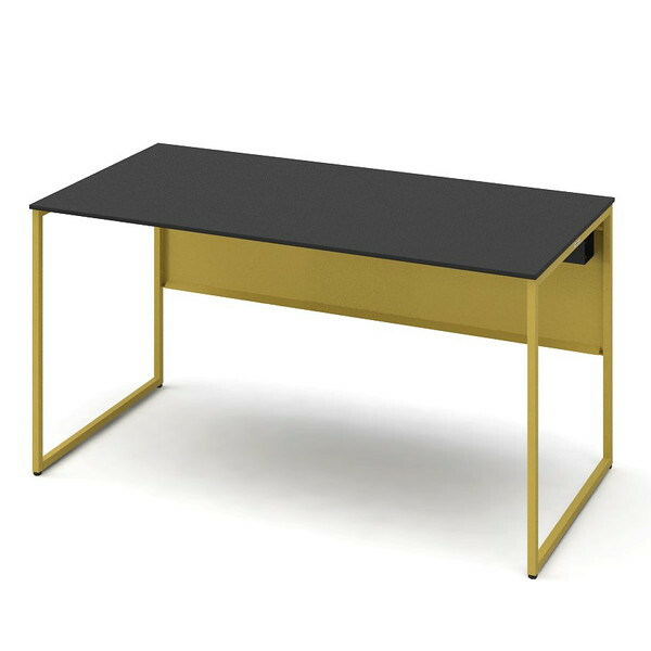 オカムラ ソリスト Soliste スタンダードタイプ 平机 フレーム脚ブラック メラミン天板 幅1400×奥行600×高さ720mm 3K20ND 送料無料 オカムラ ソリスト Soliste スタンダードタイプ 3K20NE