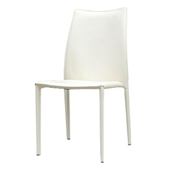 関家具 ダイニングチェア パーカーIII ホワイト [ リビング 北欧 カフェ 白 合皮 モダン スタッキング可 Parker テレワーク 在宅勤務 リモートワーク SOHO ]『送料無料（一部地域除く）』の通販は