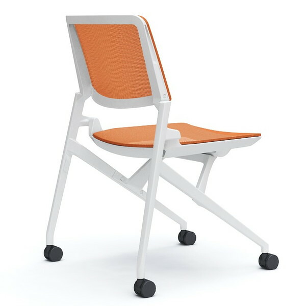 『代引不可』オカムラ ミーティングチェア Marca マルカ 背座メッシュ ブラックフレーム ブラックシェル 肘なし ダークブラウン 81M2RC F1E8 代引不可』オカムラ ミーティングチェア Marca マルカ 背座メッシュ