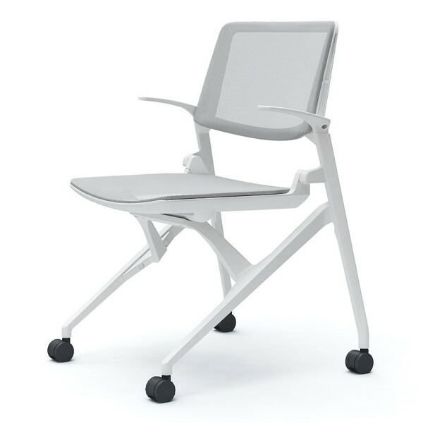 2脚 okamura オカムラ ダイニングチェア ミーティングチェア