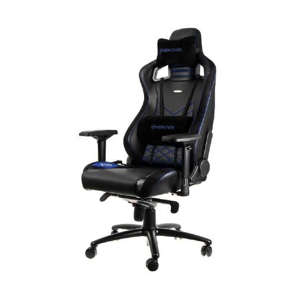 noblechairs ゲーミングチェア EPIC ブルー NBL-PU-BLU-003『送料無料（一部地域除く）』