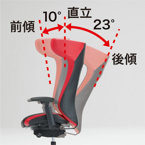 オカムラ ゲーミングチェア ストライカー EX ブラック 80GCMZ PH86 [ STRIKER SEATING EX プレイヴェール ゲーマー ]『送料無料（一部地域除く）』_2