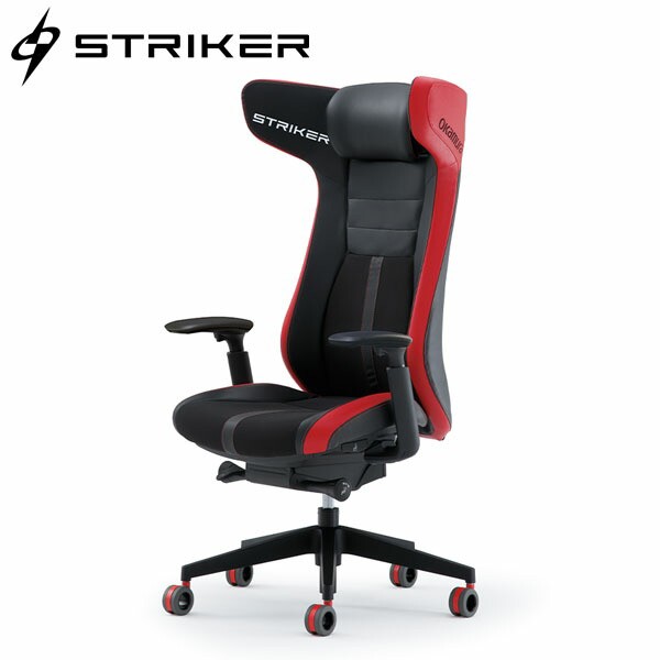 オカムラ ゲーミングチェア ストライカー EX レッド 80GCMZ PH87 [ STRIKER SEATING EX プレイヴェール ゲーマー ]『送料無料（一部地域