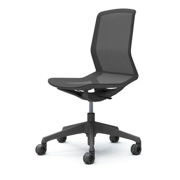 オカムラ オフィスチェア シナーラ 肘なし ダークグレー ホローウレタンキャスター CD76MK F2X3 [ CYNARA テレワーク 在宅勤務 ]『送料無料（一部地域除く）』の通販は 86,680円
