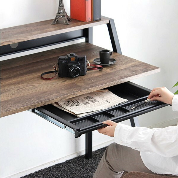 東馬 リグナ デスク W960×D580×H875mm ダークブラウン 50571900